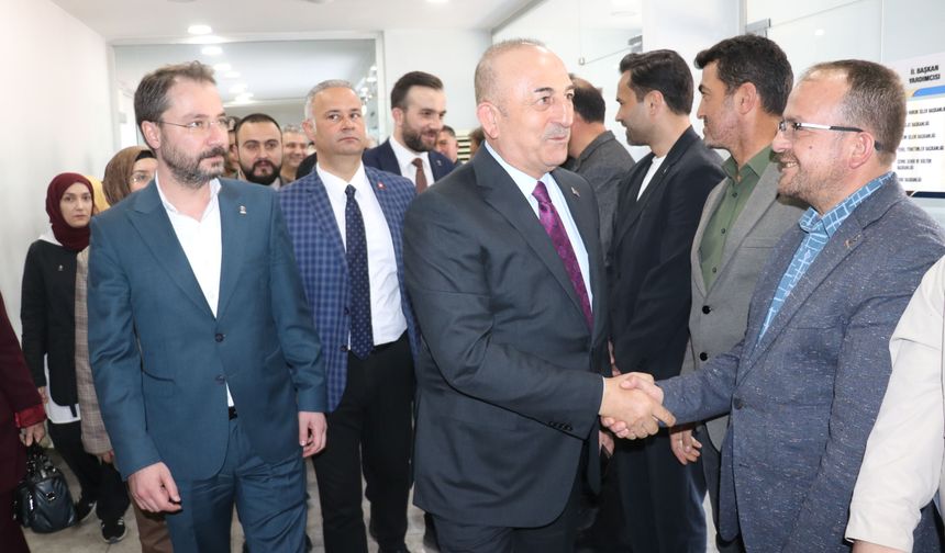 TBMM NATO Parlamenter Asamblesi Türk Delegasyonu Başkanı Çavuşoğlu Isparta'da konuştu: