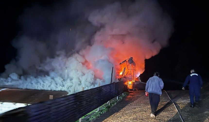 Kahramanmaraş’ta yaşlı kadın yangında hayatını kaybetti