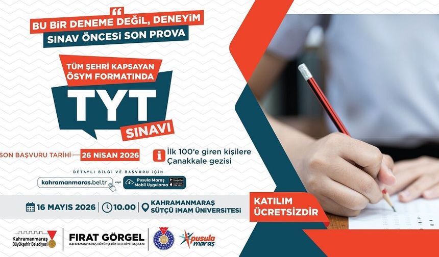 Üniversiteye Hazırlanan Gençlere Ödüllü Deneme Sınavı