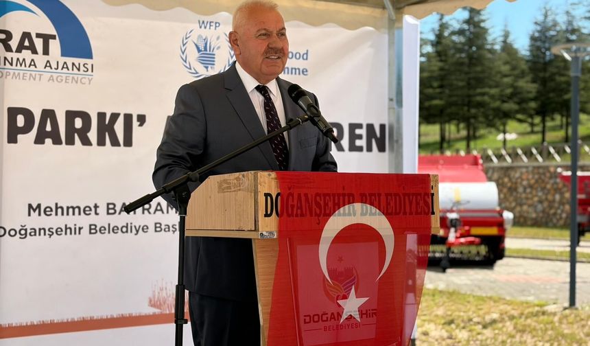 Doğanşehir'de Ortak Tarım Makineleri Parkı açıldı