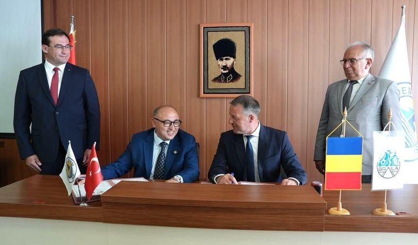 Erdemli ile Romanya'nın Braila kenti 'kardeş şehir' oldu