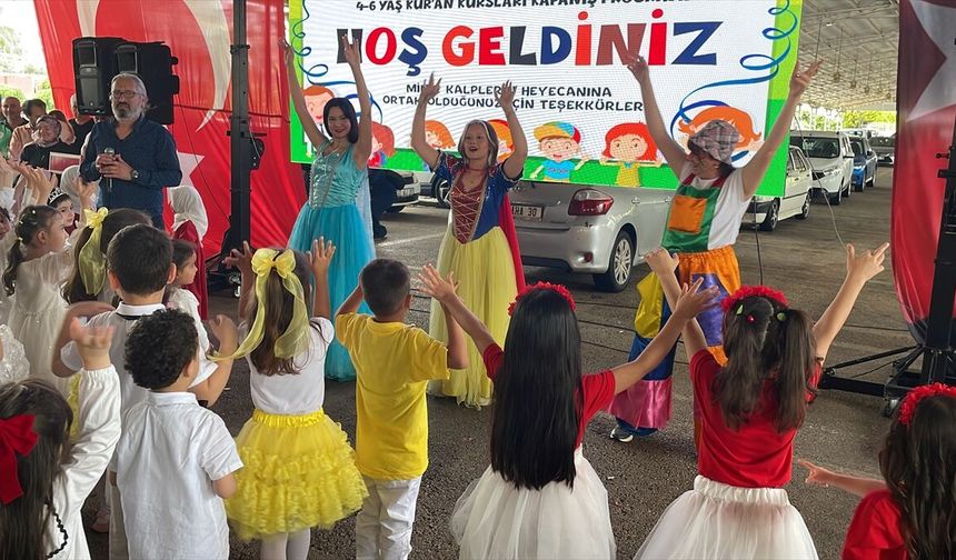 Erdemli'de Kur'an kursu öğrencileri için yıl sonu etkinliği düzenledi