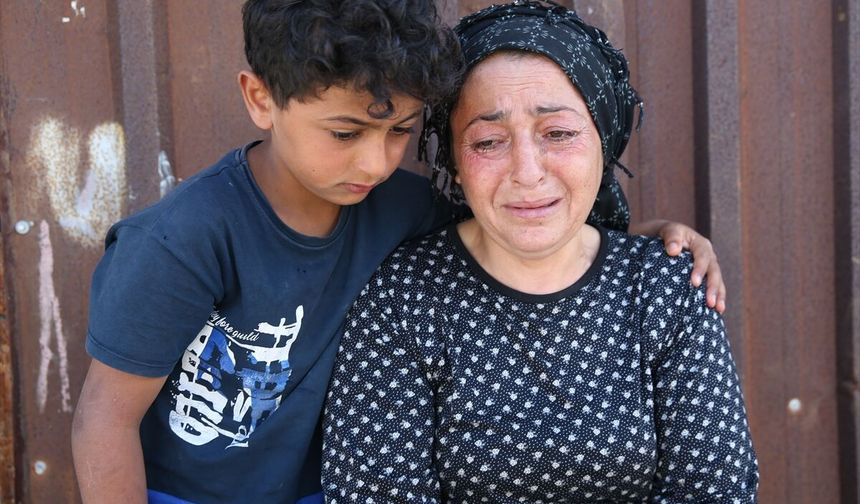 Hatay'da sağanakta çöken evde çocuklarından 1'i ölen 2'si yaralanan anne bayrama buruk girdi