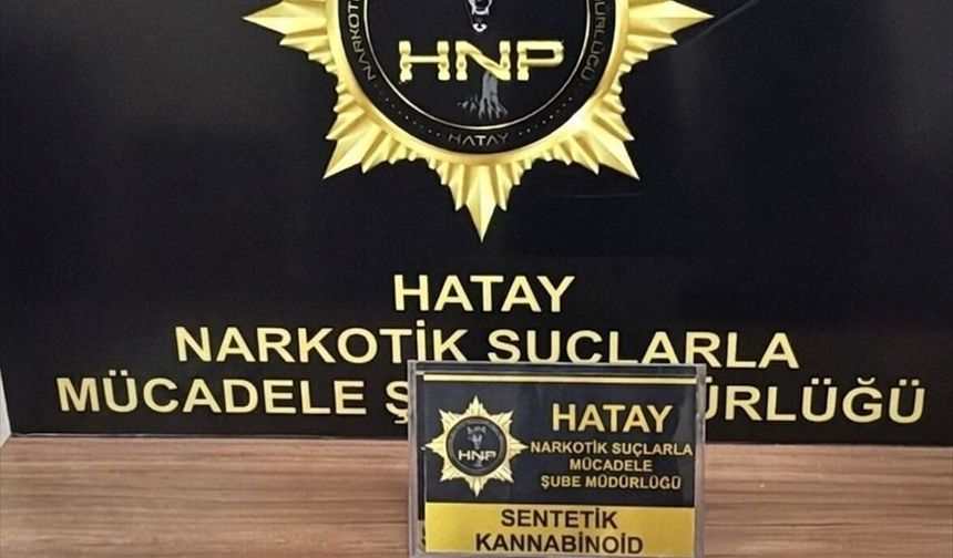 Hatay'da uyuşturucu operasyonunda 1 zanlı tutuklandı