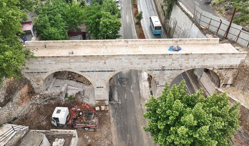 Tarihi Kanlıdere Köprüsü’nün Restorasyonu Tamamlanıyor