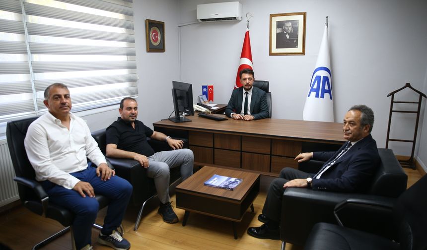 DAİMFED Genel Başkanı Karslıoğlu'ndan AA Adana Bölge Müdürlüğüne ziyaret