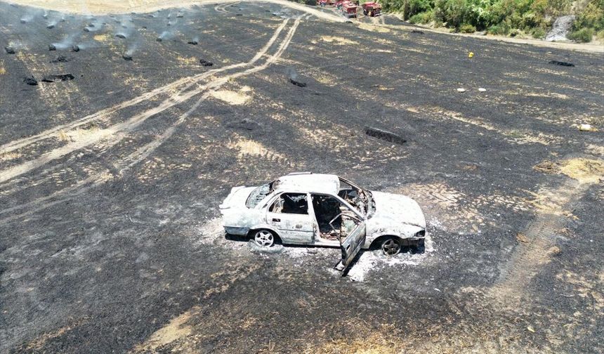 GÜNCELLEME - Adana'da park halindeki araçta çıkan yangın ormanlık alana sıçradı