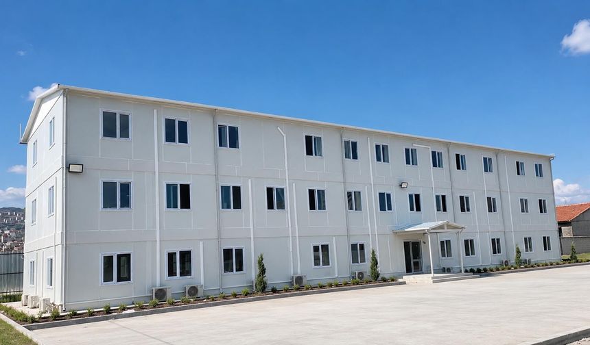 Karmod 3 ilde toplu konut projelerine prefabrik şantiye yapıları kurdu