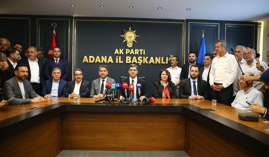 AK Parti Adana İl Başkanı Mustafa Özkan göreve başladı