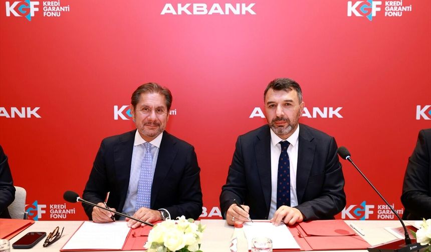 Akbank ve KGF işbirliğiyle KOBİ'ler Dijital KGF kredisine Akbank Mobil'den ulaşabilecek