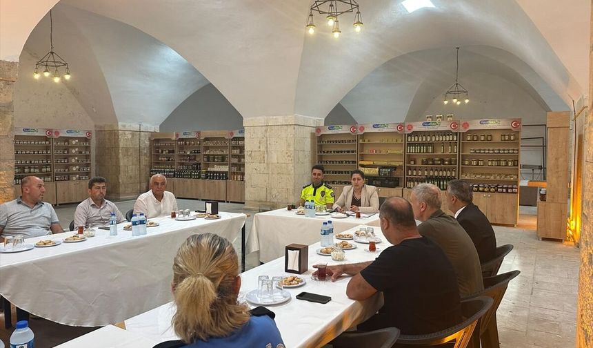 Belen ilçesinde muhtarlarla huzur toplantısı yapıldı