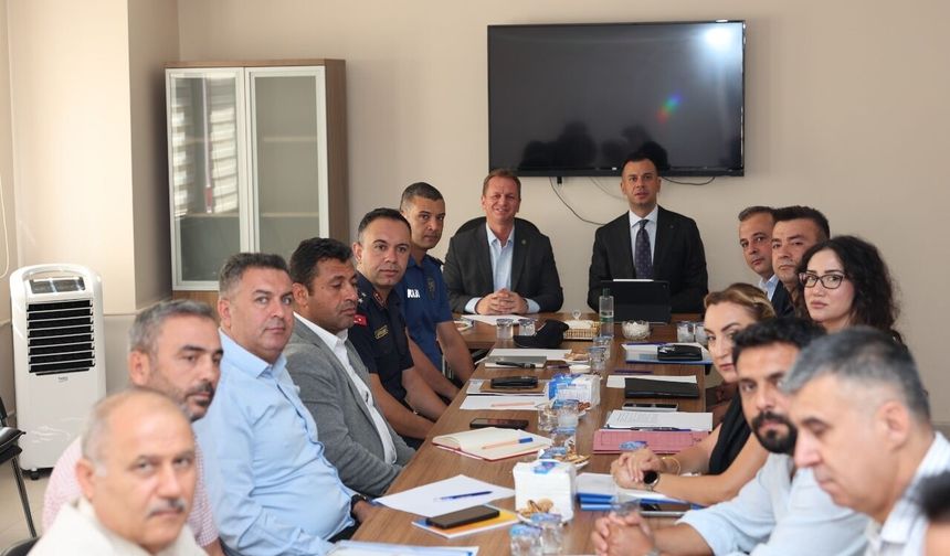 Gülnar'da 'İlçe İdare Şube Başkanları Toplantısı' yapıldı