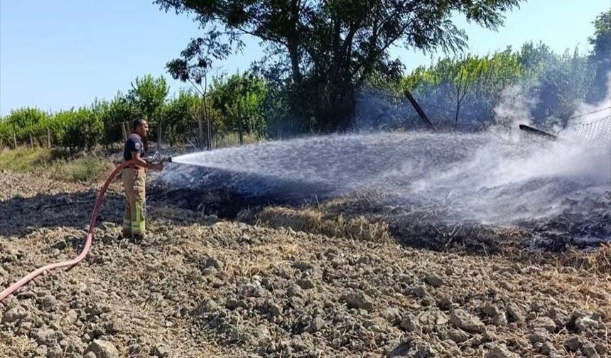 İskenderun ve Arsuz ilçelerinde çıkan yangınlar söndürüldü