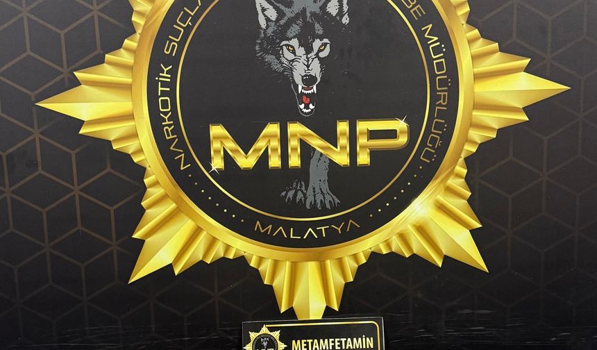 Malatya'da 1 kilo 769 gram sentetik uyuşturucu ele geçirildi