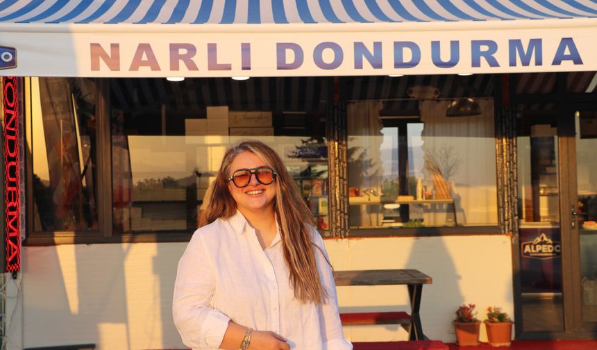Narlı Dondurma Evi hizmet vermeye başladı