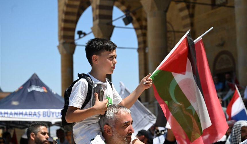 Bosna-Hersek'ten yola çıkan 'Filistin Konvoyu' Kahramanmaraş'a ulaştı