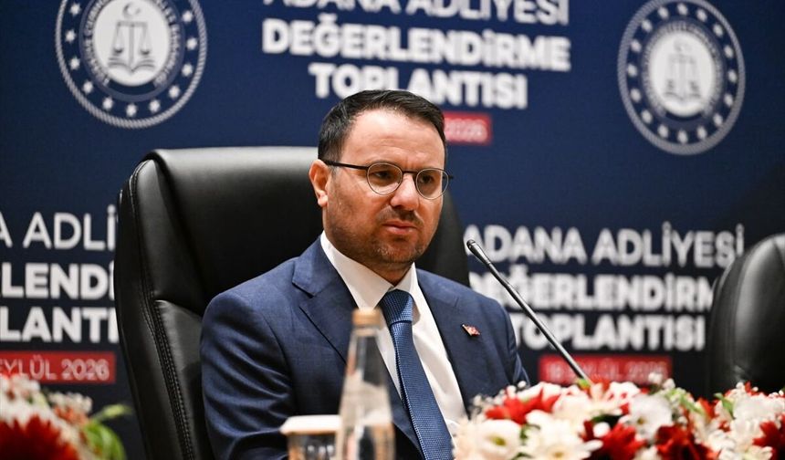 Adalet Bakanı Gürlek, Adana Adliyesi'nde hakim ve savcılarla bir araya geldi
