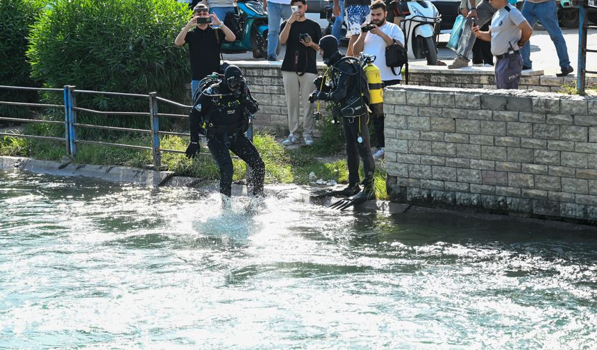 Adana'da sulama kanalına düşen kişi kayboldu
