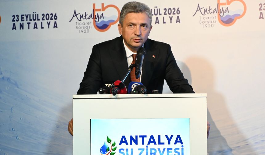 'Antalya Su Zirvesi'nde kentin su geleceği ele alındı