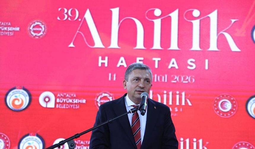 Antalya'da Ahilik Haftası kutlandı