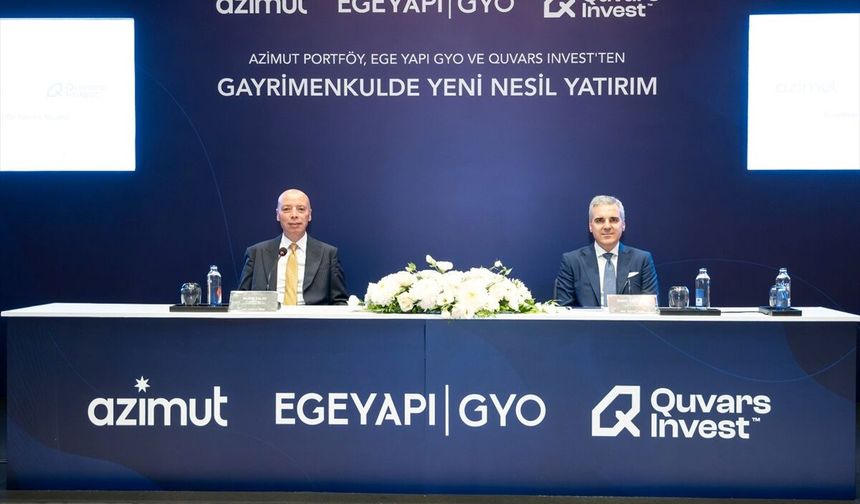 Azimut Portföy, Egeyapı GYO ve Quvars Invest'ten gayrimenkulde işbirliği