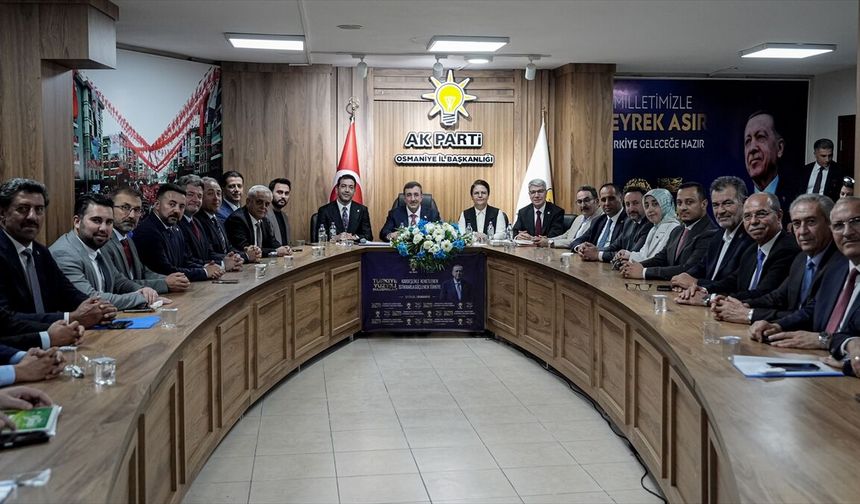 Cumhurbaşkanı Yardımcısı Yılmaz, AK Parti Osmaniye İl Başkanlığı'nda konuştu: (2)