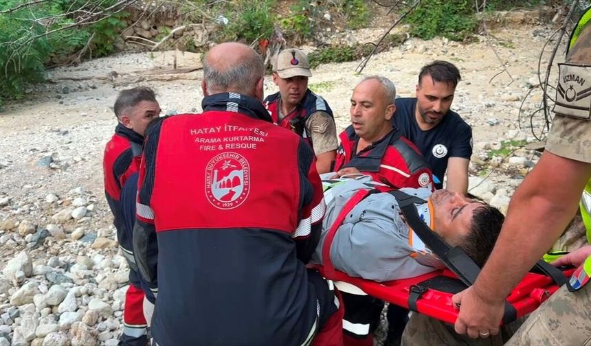 Hatay'da kayıp olarak aranan kişi ormanlık alanda baygın halde bulundu