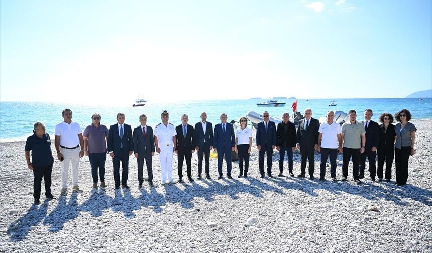 Kemer'de deniz yaşamının korunmasına yönelik saha çalışmaları başlatıldı