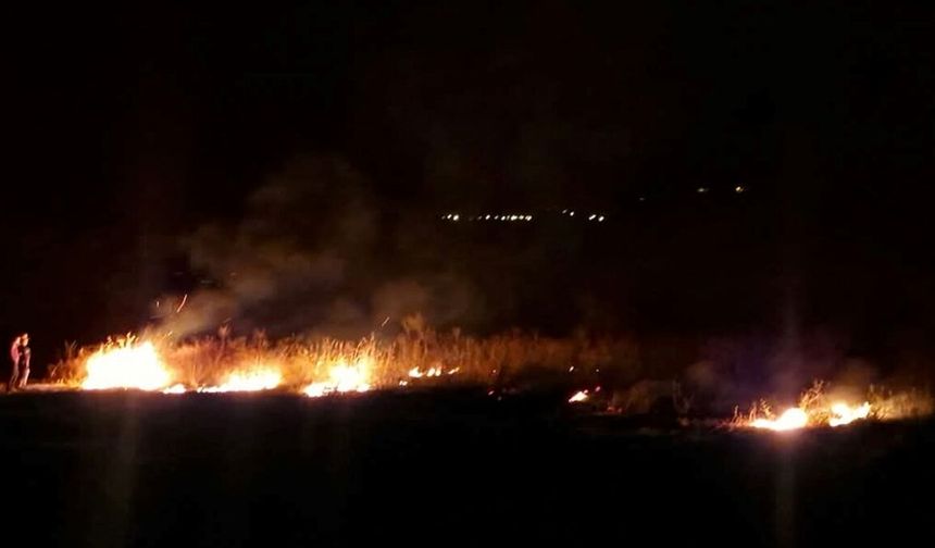 Malatya'da otluk alanda çıkan yangın söndürüldü