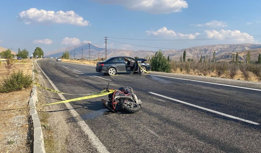 Malatya'da otomobille çarpışan motosikletin sürücüsü öldü