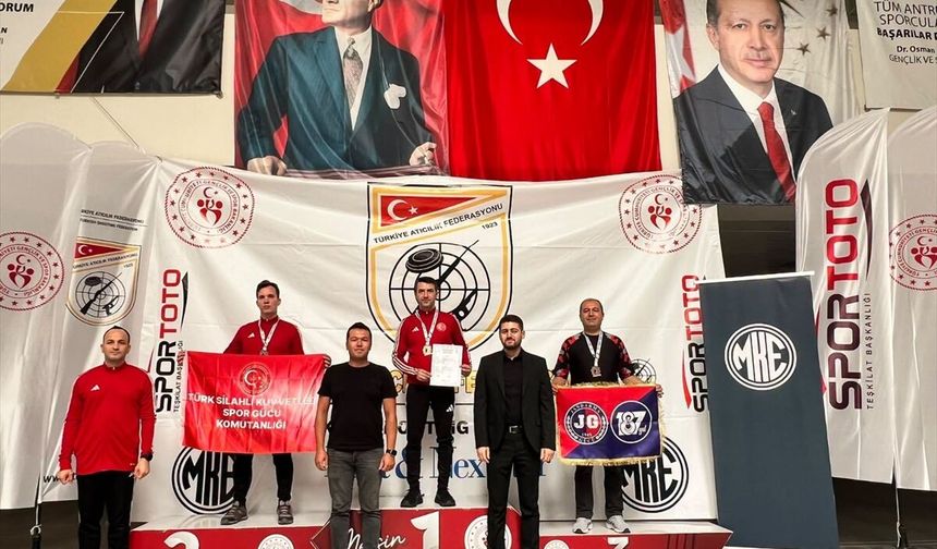 Mersin'de düzenlenen Olimpik Branşlar Ateşli Silahlar Federasyon Kupası sona erdi