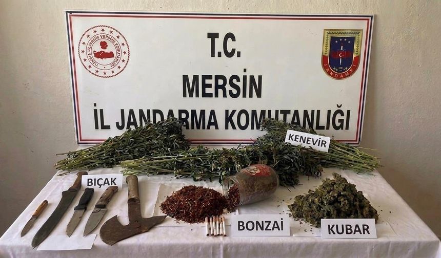 Mersin'de uyuşturucu operasyonunda gözaltına alınan 1 şüpheli tutuklandı