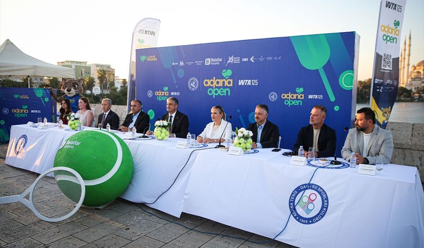 WTA 125 Adana Open Tenis Turnuvası'nın basın toplantısı yapıldı
