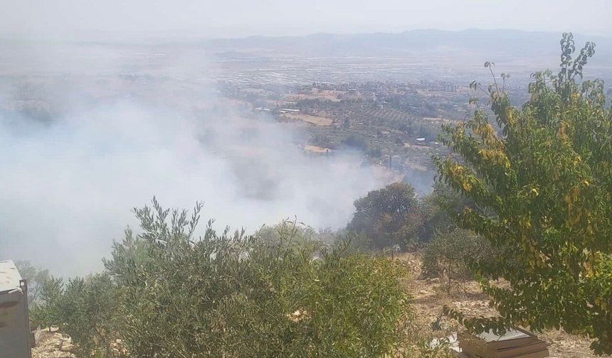 Kahramanmaraş’ta ziraat yangını korkuttu